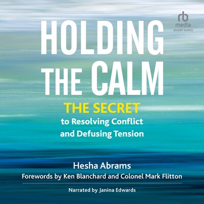 Holding the Calm – omslag til lydbogen af Hesha Abrams