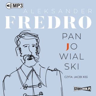 Pan Jowialski – okładka audiobooka, autor Aleksander Fredro