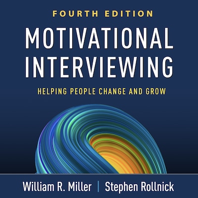 Motivational Interviewing – omslag til lydbogen af William R. Miller, Stephen Rollnick