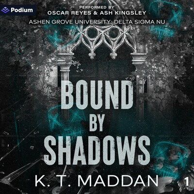 Bound by Shadows – omslag til lydbogen af K.T. Maddan