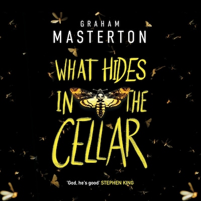 What Hides in the Cellar – omslag til lydbogen af Graham Masterton