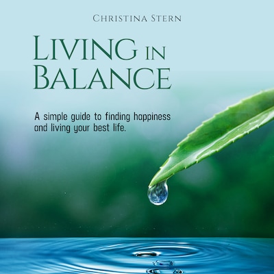 Living in Balance – omslag til lydbogen af Christina Stern