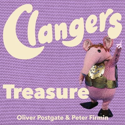 Clangers - Treasure – omslag til lydbogen af Oliver Postgate