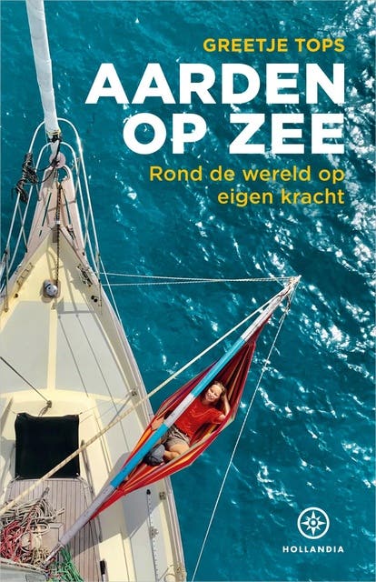 Aarden op zee: Rond de wereld op eigen kracht – omslag van het luisterboek van Greetje Tops