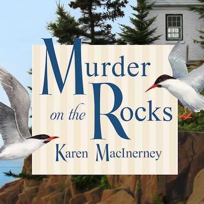 Murder on the Rocks – omslag til lydbogen af Karen MacInerney