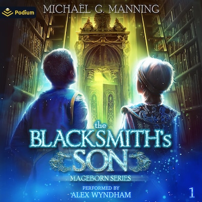 The Blacksmith's Son – omslag til lydbogen af Michael G. Manning