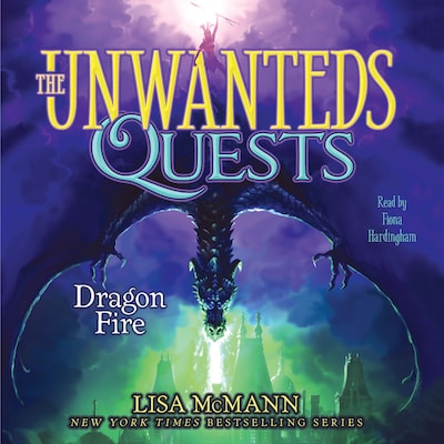 Dragon Fire – omslag til lydbogen af Lisa McMann