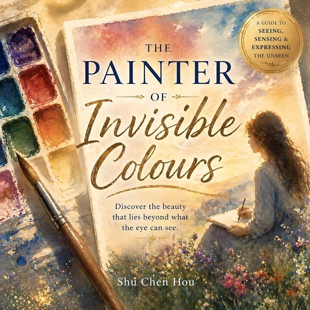 The Painter of Invisible Colors: A Poetic Journey of Seeing, Feeling, and Understanding the Unseen World – omslag til lydbogen af Shu Chen Hou