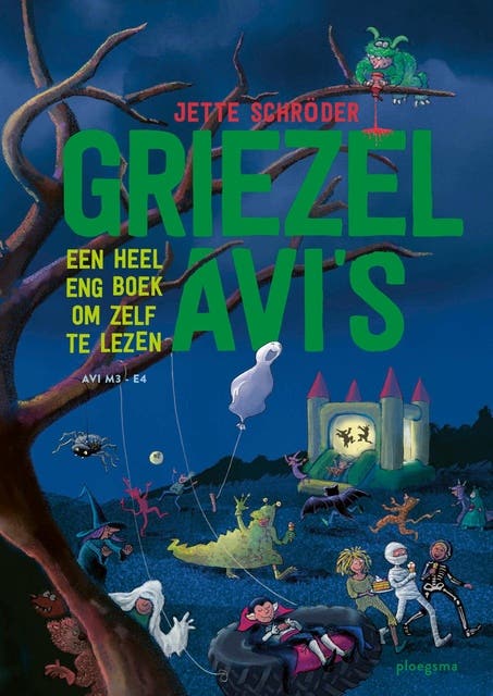 Griezel AVI's: Een heel eng boek om zelf te lezen – omslag van het luisterboek van Jette Schröder