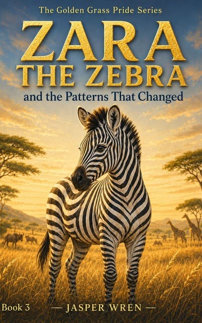 Zara the Zebra: And the Patterns That Changed – omslag til lydbogen af Jasper Wren