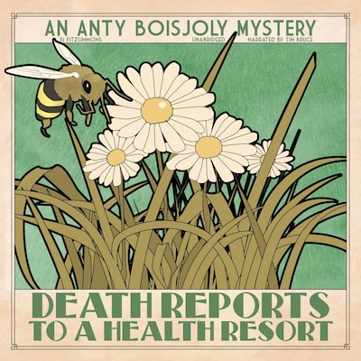 Death Reports to a Health Resort – omslag til lydbogen af PJ Fitzsimmons