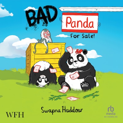 Bad Panda: For Sale – omslag til lydbogen af Swapna Haddow