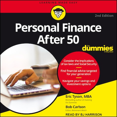 Personal Finance After 50 For Dummies – omslag til lydbogen af Eric Tyson, MBA, Robert C. Carlson