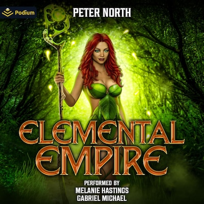 Elemental Empire – omslag til lydbogen af Peter North