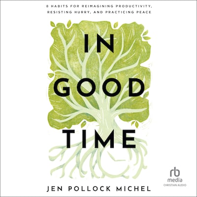 In Good Time – omslag til lydbogen af Jen Pollock Michel
