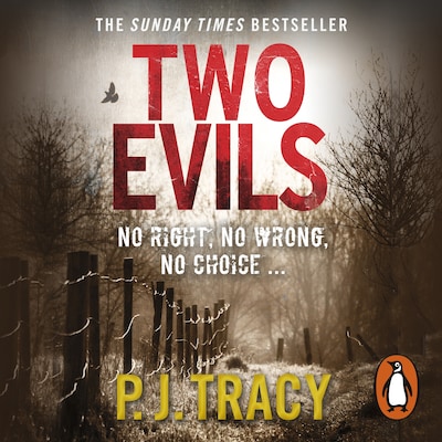 Two Evils – omslag til lydbogen af P. J. Tracy