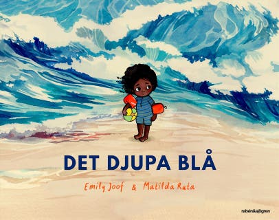 Det djupa blå – omslag till ljudboken av Emily Joof,Matilda Ruta