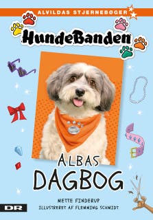 HundeBanden 4: Albas dagbog (Ramasjang) – omslag til lydbogen af Mette Finderup