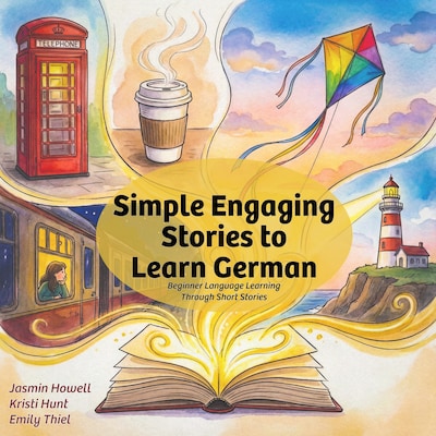 Simple, Engaging Stories to Learn German – omslag til lydbogen af Jasmin Howell