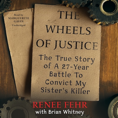 The Wheels of Justice – omslag til lydbogen af Renee Fehr