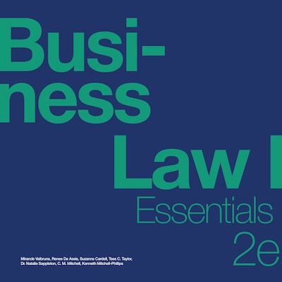 Business Law I Essentials 2e