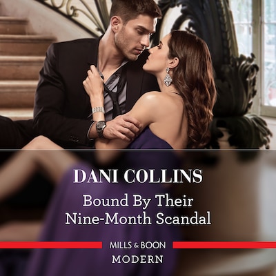 Bound By Their Nine-Month Scandal – omslag til lydbogen af Dani Collins