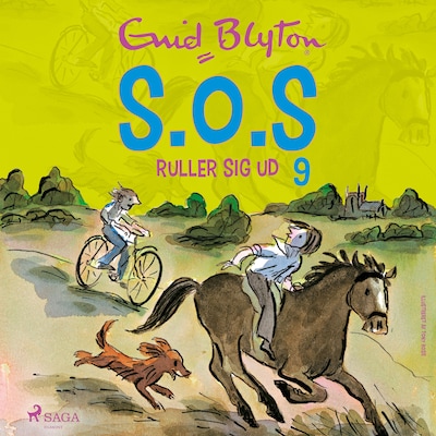 S.O.S ruller sig ud (9) – omslag til lydbogen af Enid Blyton