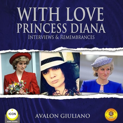 With Love Princess Diana - Interviews  Remembrances – omslag til lydbogen af Geoffrey Giuliano