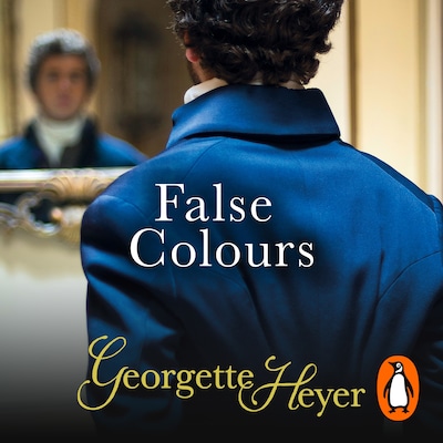 False Colours – omslag til lydbogen af Georgette Heyer