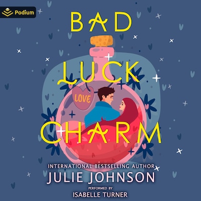 Bad Luck Charm – omslag til lydbogen af Julie Johnson
