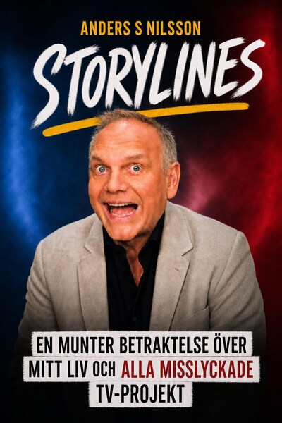 Storylines – omslag till ljudboken av Anders S Nilsson