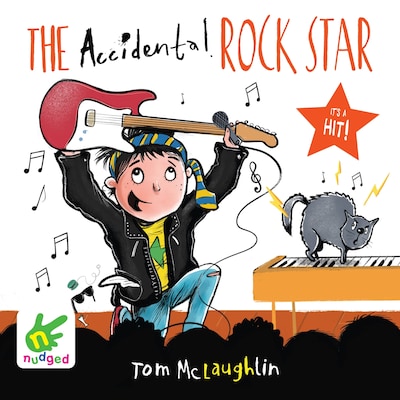 The Accidental Rock Star – omslag til lydbogen af Tom McLaughlin