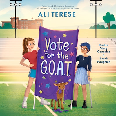 Vote for the G.O.A.T. – omslag til lydbogen af Ali Terese