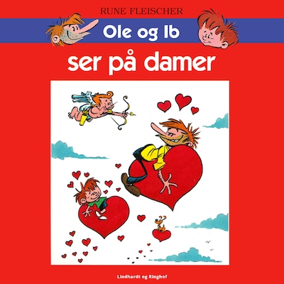 Ole og Ib ser på damer – omslag til lydbogen af Rune Fleischer