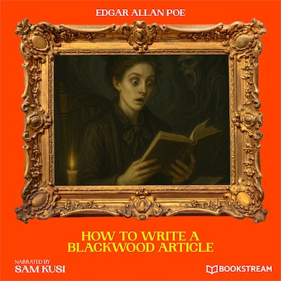 How to Write a Blackwood Article – omslag til lydbogen af Edgar Allan Poe