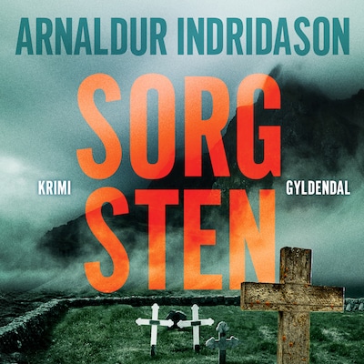 Sorgsten – omslag til lydbogen af Arnaldur Indriðason