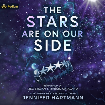 The Stars Are on Our Side – omslag til lydbogen af Jennifer Hartmann