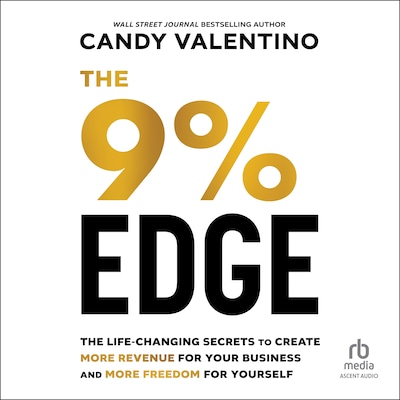 The 9% Edge – omslag til lydbogen af Candy Valentino