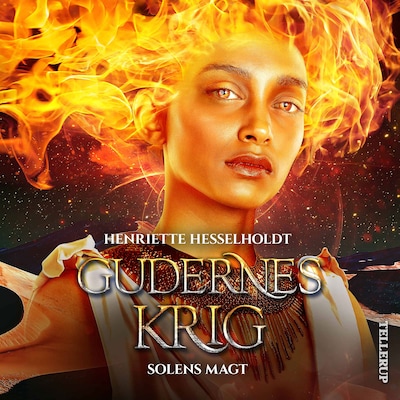 Gudernes krig #4: Solens magt – omslag til lydbogen af Henriette Hesselholdt
