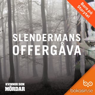 Slendermans offergåva – omslag till ljudboken av Bokasin