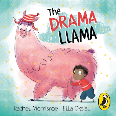 The Drama Llama – omslag til lydbogen af Rachel Morrisroe