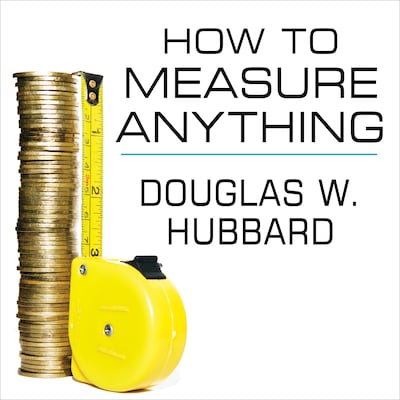 How to Measure Anything – omslag til lydbogen af Douglas W. Hubbard
