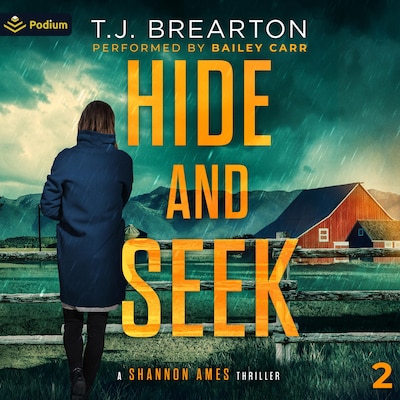 Hide and Seek – omslag til lydbogen af T.J. Brearton