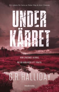 Under kärret – omslag till ljudboken av G.R. Halliday