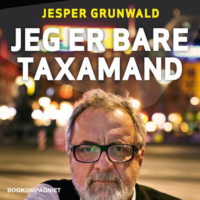 Jeg er bare taxamand – omslag til lydbogen af Jesper Grunwald