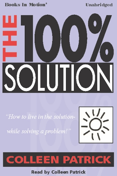 100% Solution, The – omslag til lydbogen af Colleen Patrick