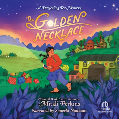 The Golden Necklace – omslag til lydbogen af Mitali Perkins