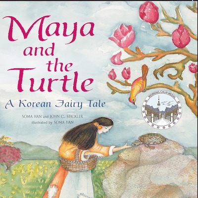 Maya and the Turtle: A Korean Fairy Tale – omslag van het luisterboek van Soma Han, John C. Stickler