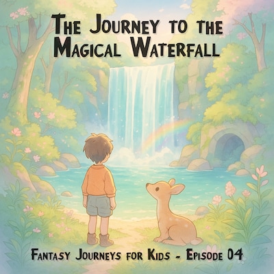 Fantasy Journeys for Kids, Episode 4: The Journey to the Magical Waterfall (ungekürzt) – omslag til lydbogen af Claudia Schröder