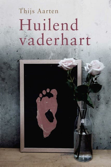 Huilend vaderhart – omslag van het luisterboek van Thijs Aarten